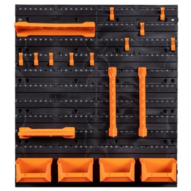 Panel portaherramientas Tactix con accesorios y gavetas