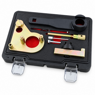 Kit de sincronización Renault Nissan Opel M9R/M9T organizado en maletín con espuma recortada.