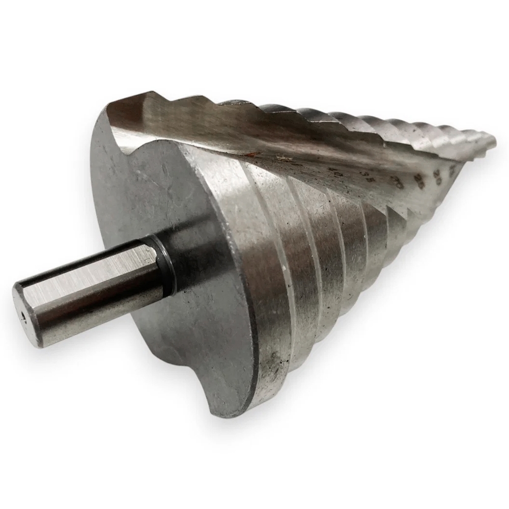 Broca cónica escalonada para metal con vástago de 1,27 cm