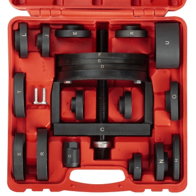 Kit extractor de cubos y rodamientos de rueda con adaptadores BT17683
