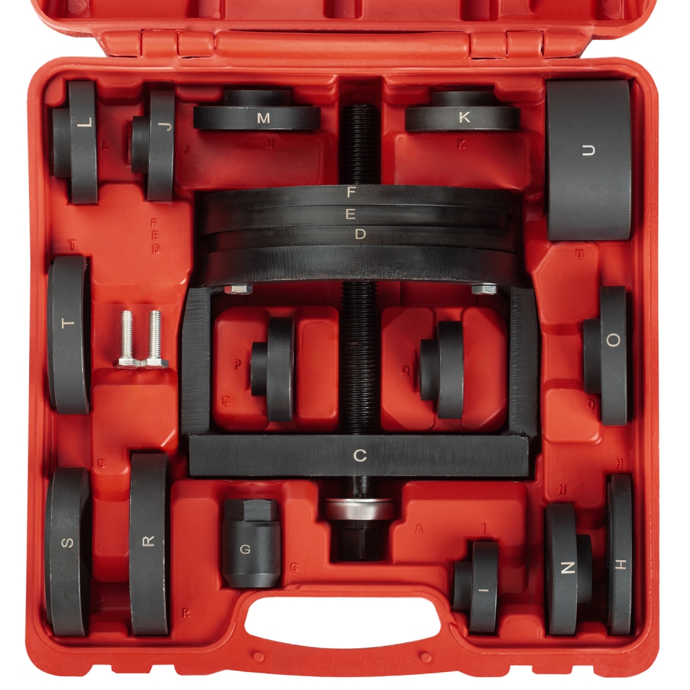 Kit extractor de cubos y rodamientos de rueda con adaptadores BT17683