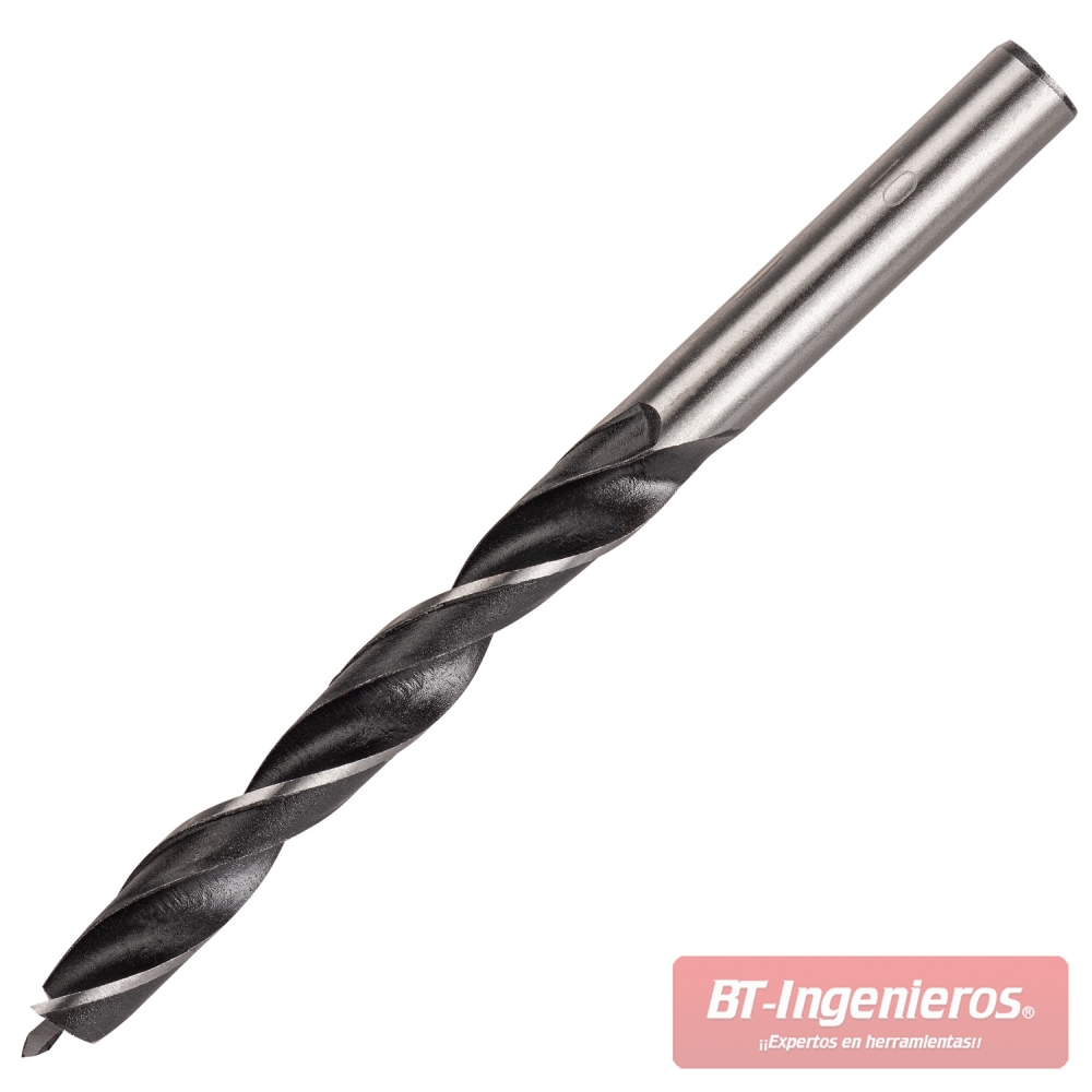 Broca helicoidal para madera con punta centradora