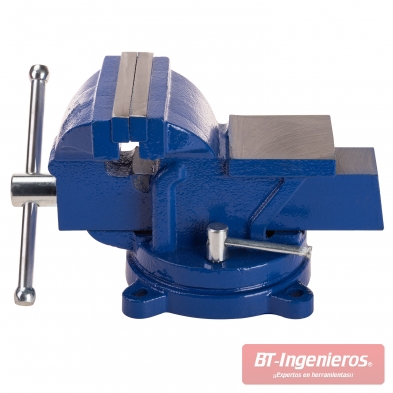 Tornillo de banco 10 cm con base giratoria BT17552