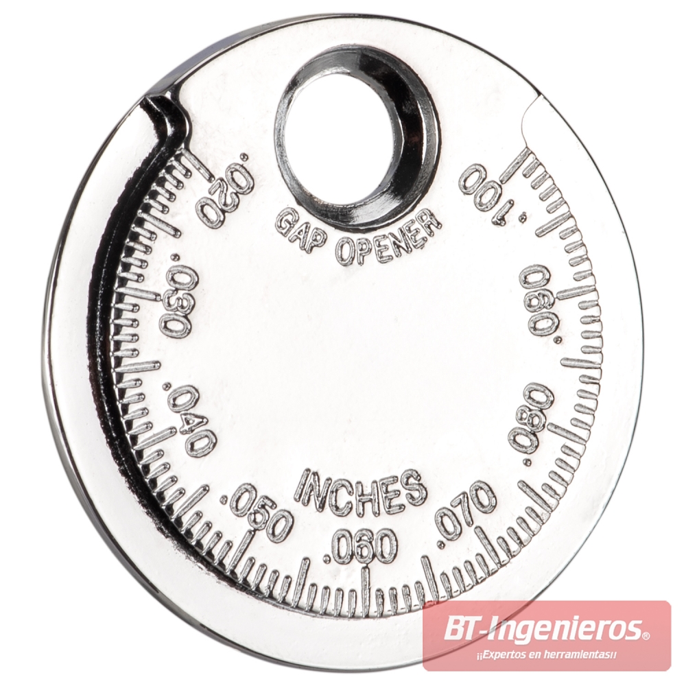 Medidor separación bujías 0,020-0,100 pulgadas con GAP OPENER