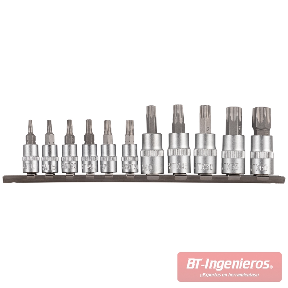 Vasos con punta Torx T10 T15 T20 T25 T27 T30 T40 T45 T50 T55 T60