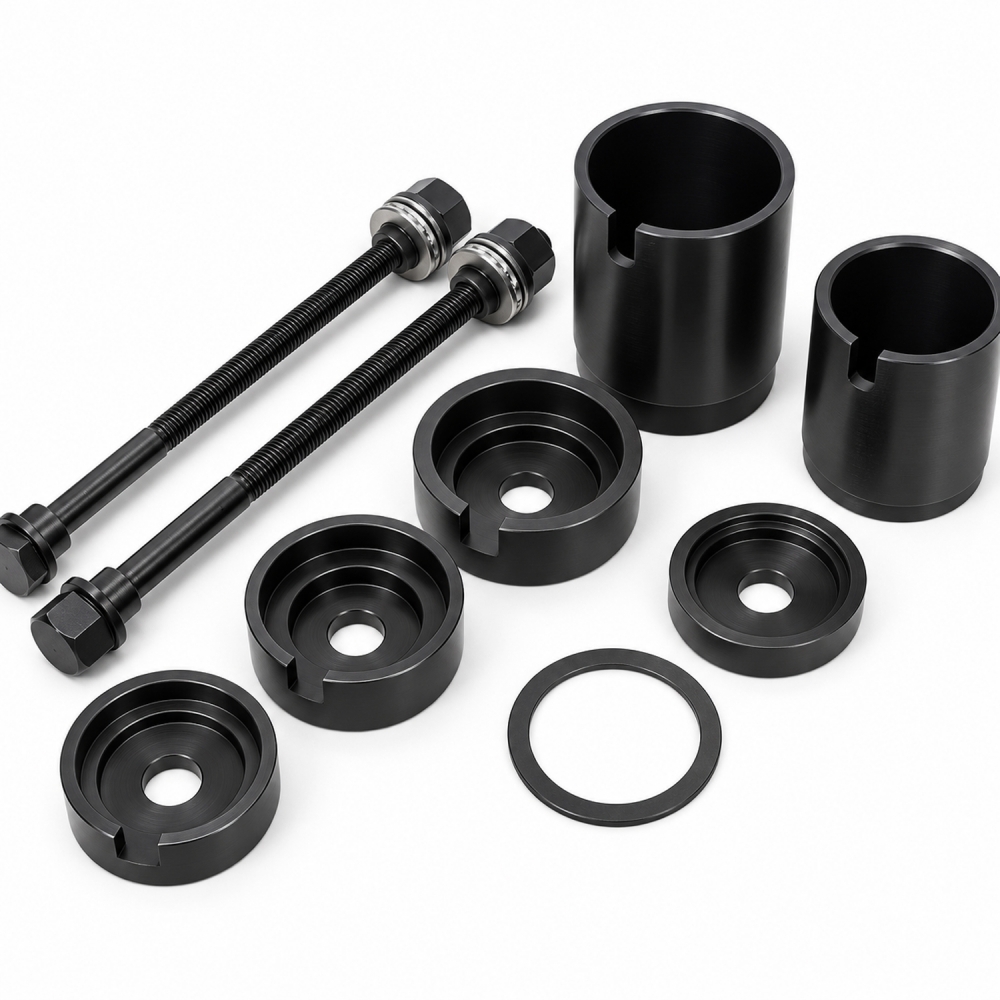 Extractor de casquillos BMW con husillos 28 cm y adaptadores