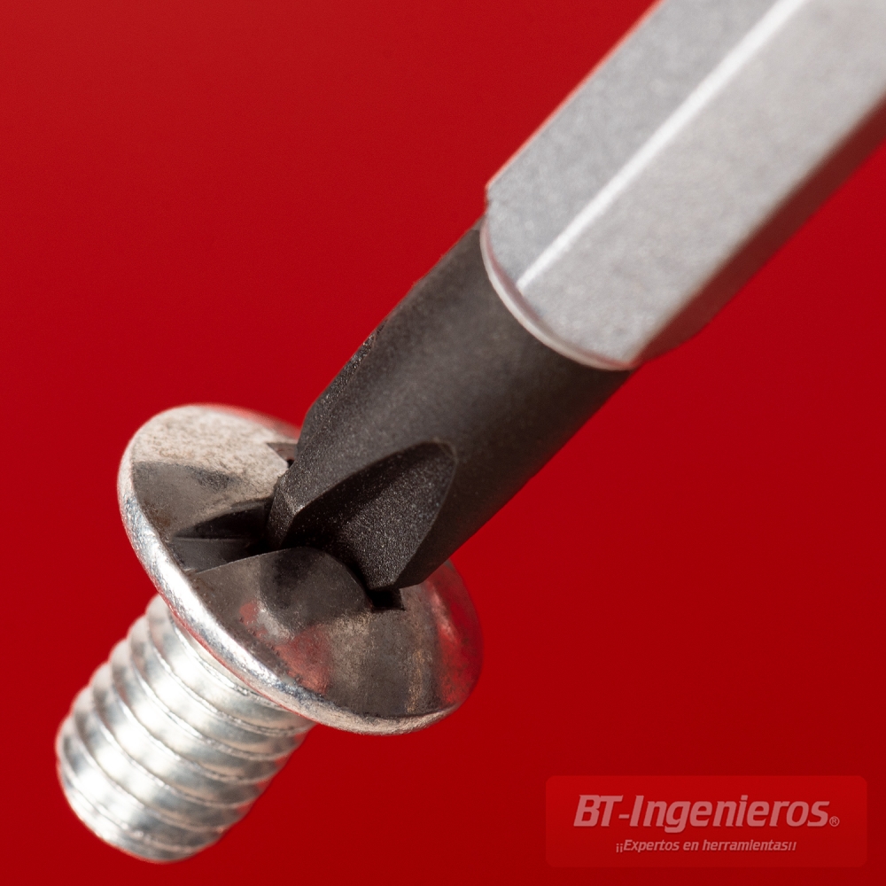 Punta Phillips magnética sobre tornillo juego BT14594