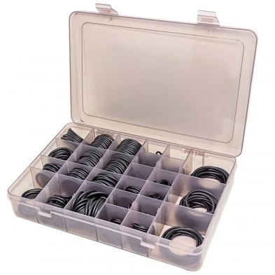 Juego de 447 juntas tóricas resistentes a aceite y gasolina BT15574