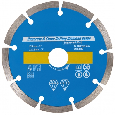 Disco diamantado segmentado para hormigón 12,5 cm BT14685