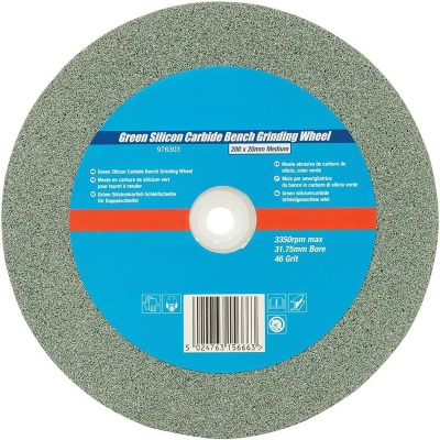 Muela de carburo de silicio verde 20 x 2 cm grano 46 BT16199