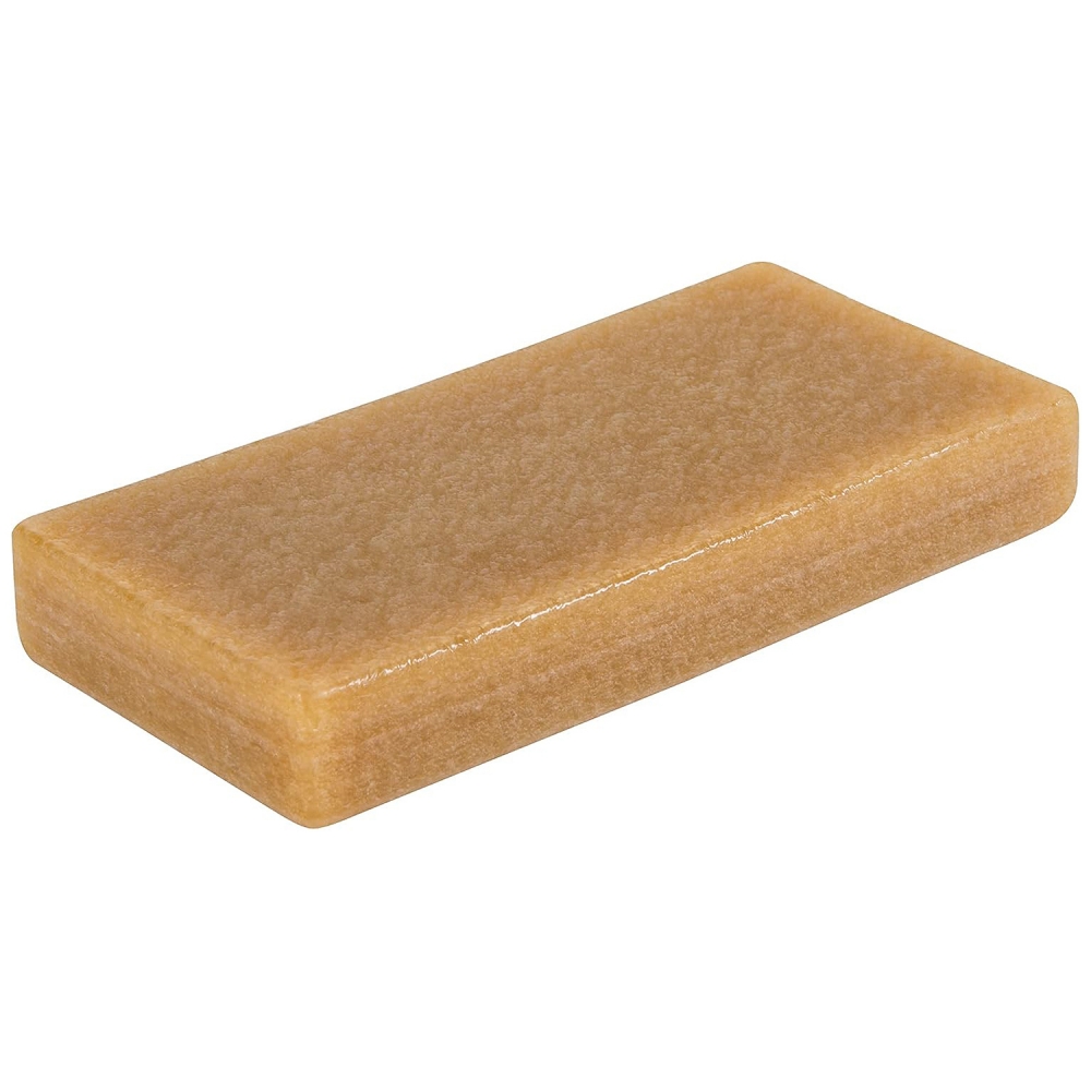 Bloque limpiador de lija de goma de látex con forma rectangular y aristas ligeramente redondeadas