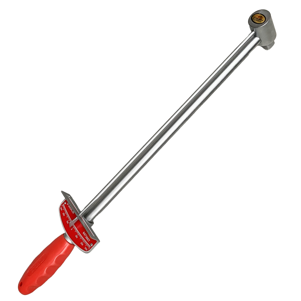Llave dinamométrica de aguja 0-300 Nm 1/2" de 48,5 cm para apriete controlado