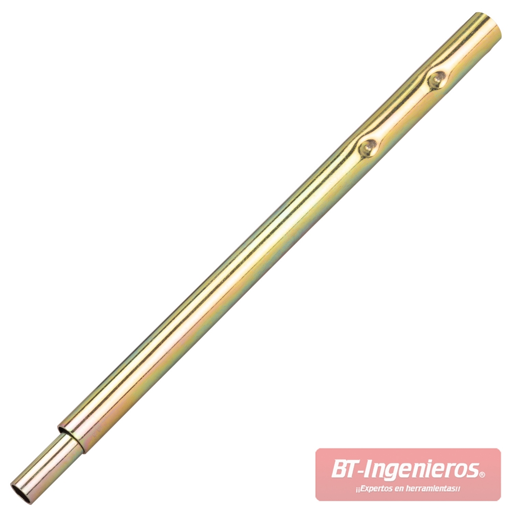 Tubo metálico de captación para aspiración de abrasivo de pistola arenadora neumática