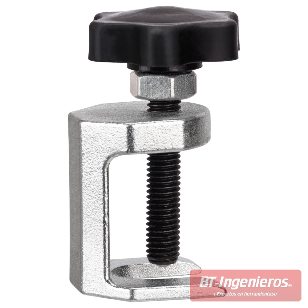 Vista lateral del extractor para brazo limpiaparabrisas con husillo roscado