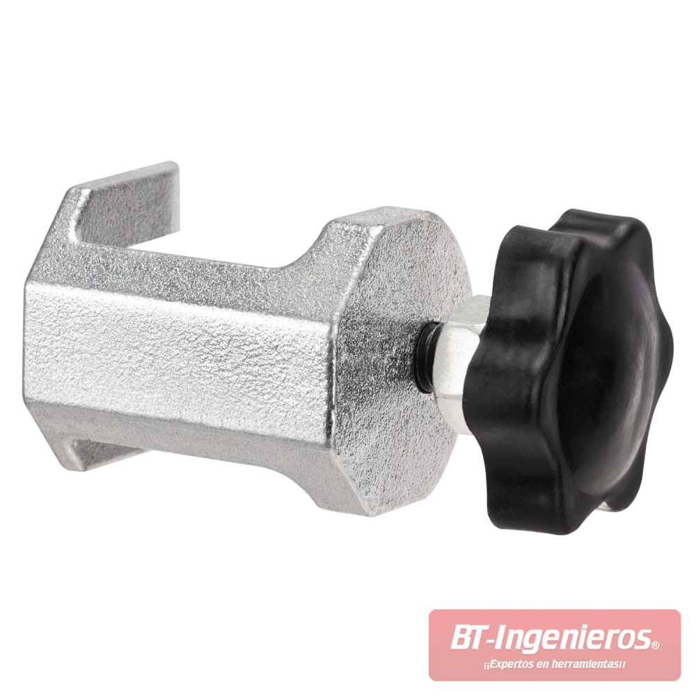 Extractor mecánico para desmontar brazos de limpiaparabrisas con mando superior