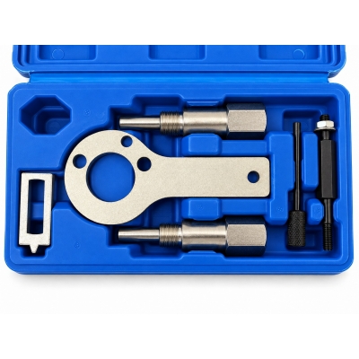 Kit de calado Fiat Alfa Romeo JTD y Opel 1.9 CDTI con útiles de cigüeñal, árbol de levas y volante.