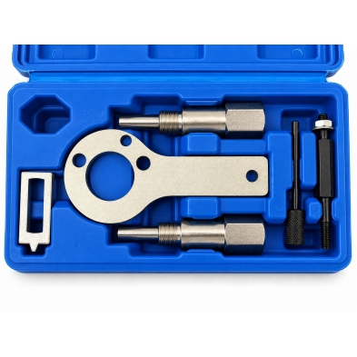 Kit de calado Fiat Alfa Romeo JTD y Opel 1.9 CDTI con útiles de cigüeñal, árbol de levas y volante.
