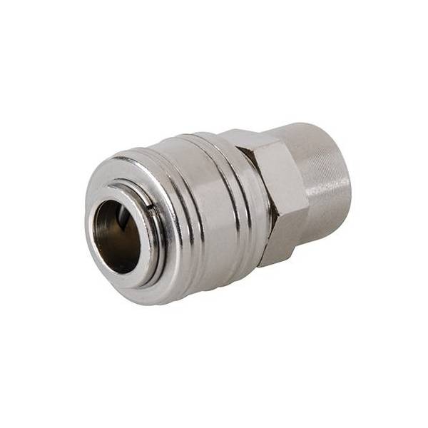 Adaptador rápido neumático 1/4", rosca hembra