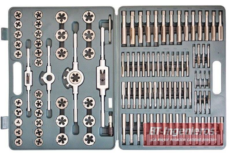 Maletín de Herramientas para Roscar - 110 Piezas