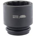 Llave de vaso de impacto, 50 mm. 3/4" 12 caras