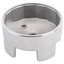 Cazoleta para filtros de aceite. 74 mm. 14 caras. Alta