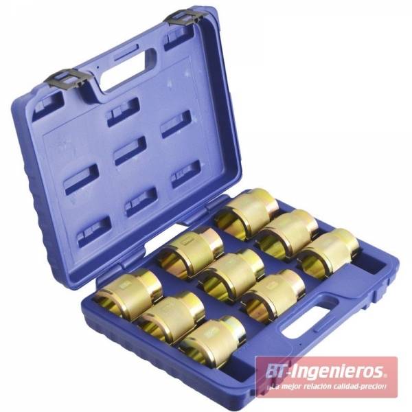 Kit profesional instalador de retenes de horquilla de motos.