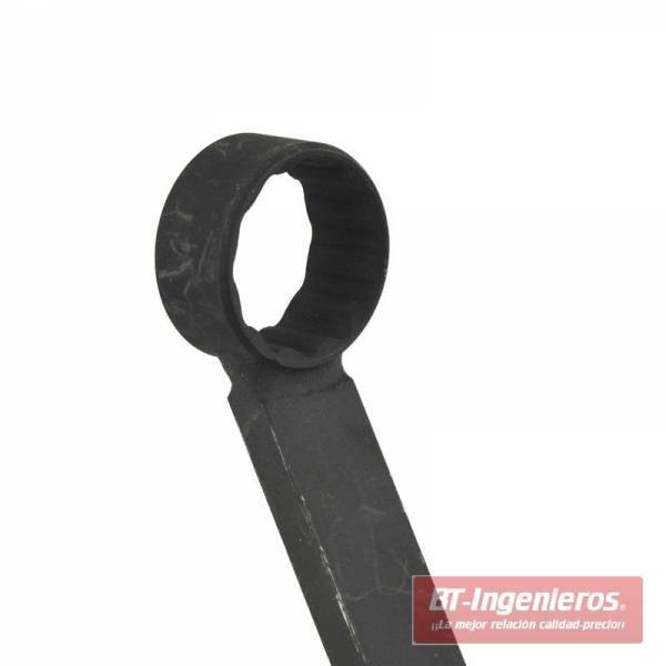 Cara bihexagonal de 27 mm.
