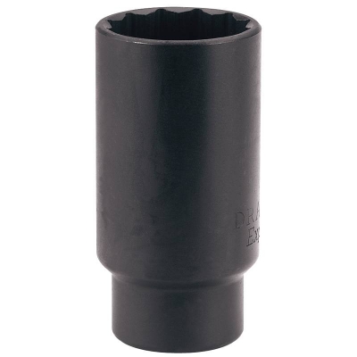 Llave de vaso de impacto de 30 mm. 1/2" 12 caras