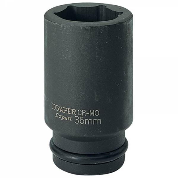 Llave de vaso de impacto larga de 36 mm. 3/4" Hexagonal