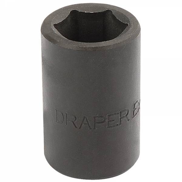 Llave de vaso de impacto de 16 mm. 1/2". Hexagonal