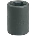 Llave de vaso de impacto de 21 mm. 1/2". Hexagonal