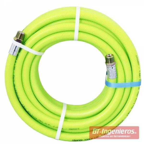 Manguera de grande capacidad para instalaciones neumáticas de 1/2"