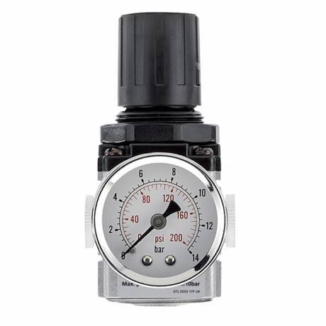 Regulador De Presión De Aire, AR2000 G1/4 Regulador Neumático Ajustable