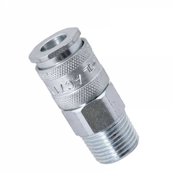 Enchufe rápido neumatico 1/2" y rosca macho 1/2" BSP