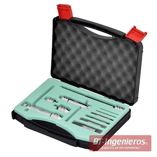 Kit extracción de tornillos rotos profesional. Schröder