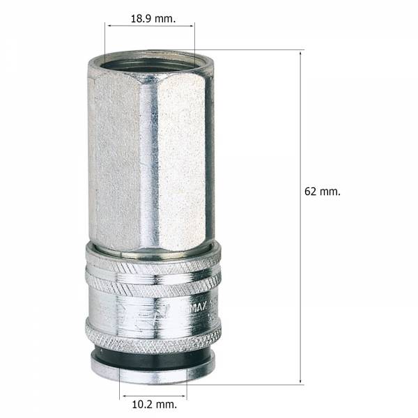 Enchufe rápido neumático con rosca hembra 1/2" BSP