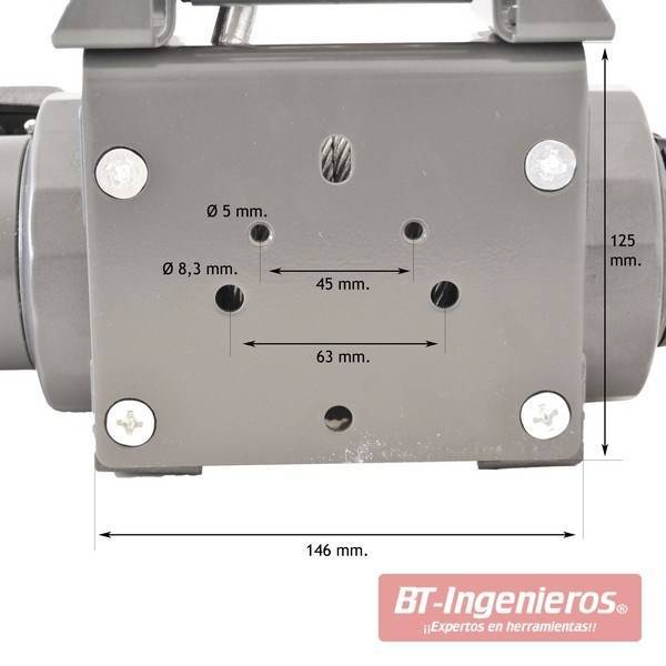 Dimensiones de la base