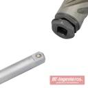 Se utilizan con la llave en T de 1/4", carracas o llaves de 15 mm.