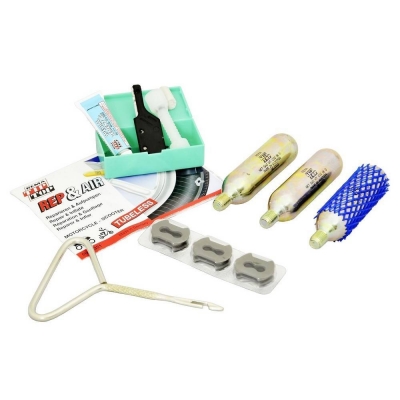 Kit reparapinchazos de moto. 13 piezas