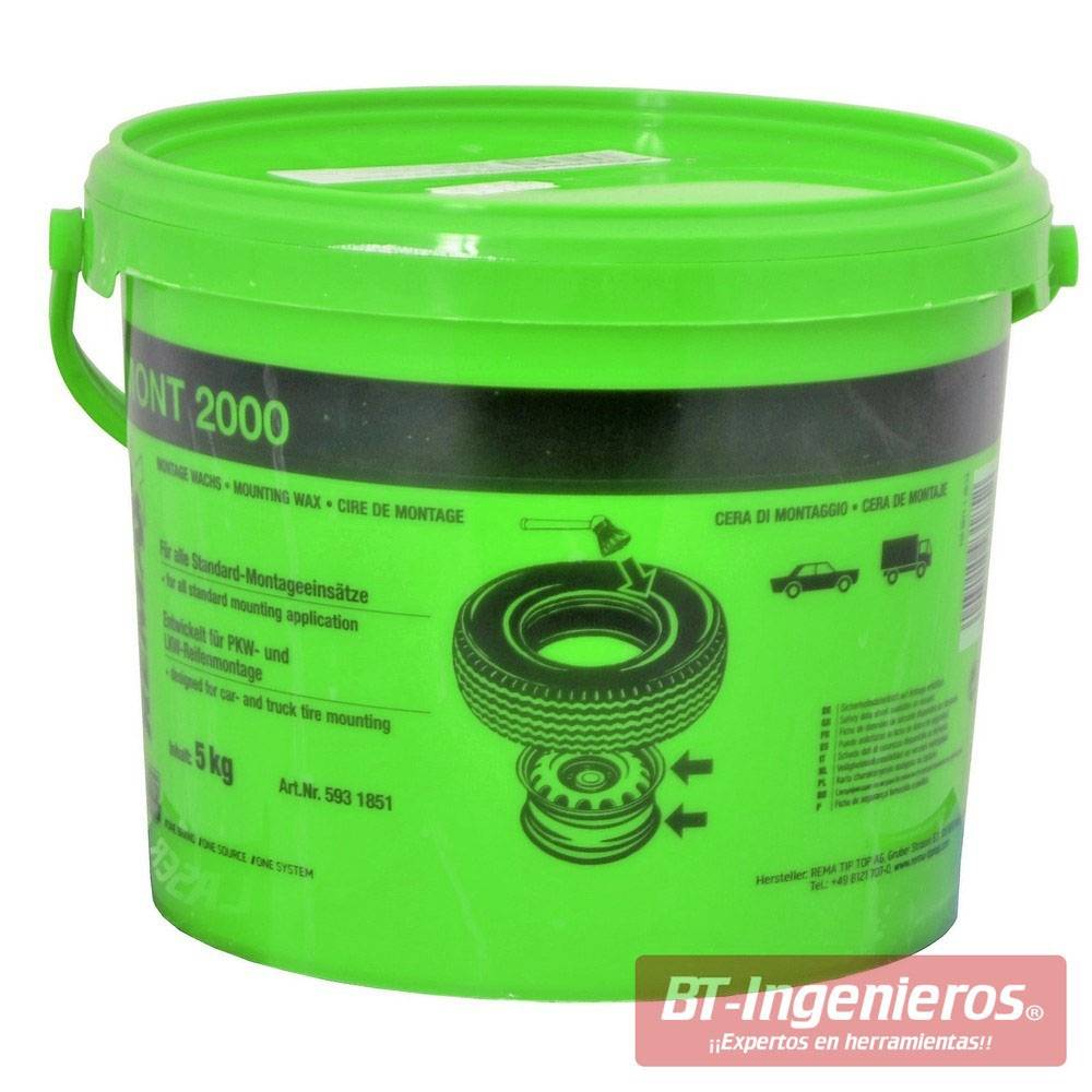 Cera para montaje de neumático Remaxx Mont 2000. 5 Kg.