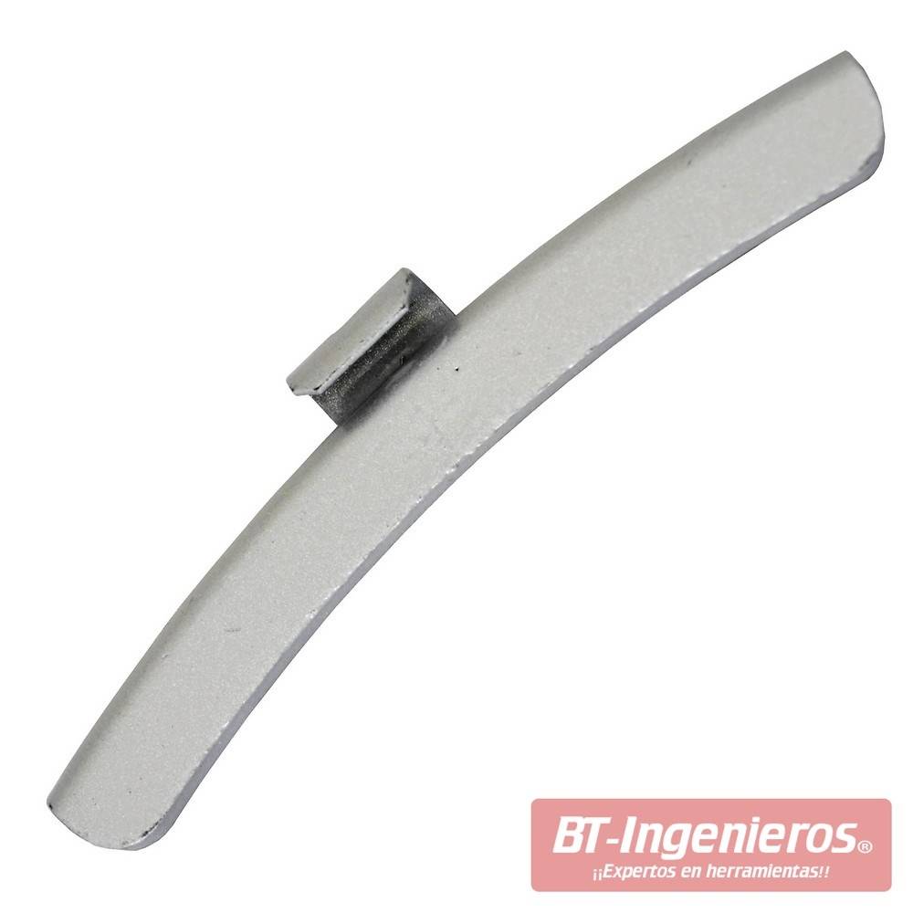 Contrapesa tipo clip para llanta de aluminio. 50 gramos