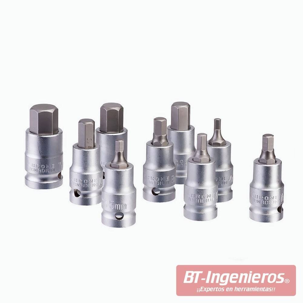 Llave vaso 1/4 punta hexagonal ALLEN 3 mm ALYCO - Ferretería Campollano