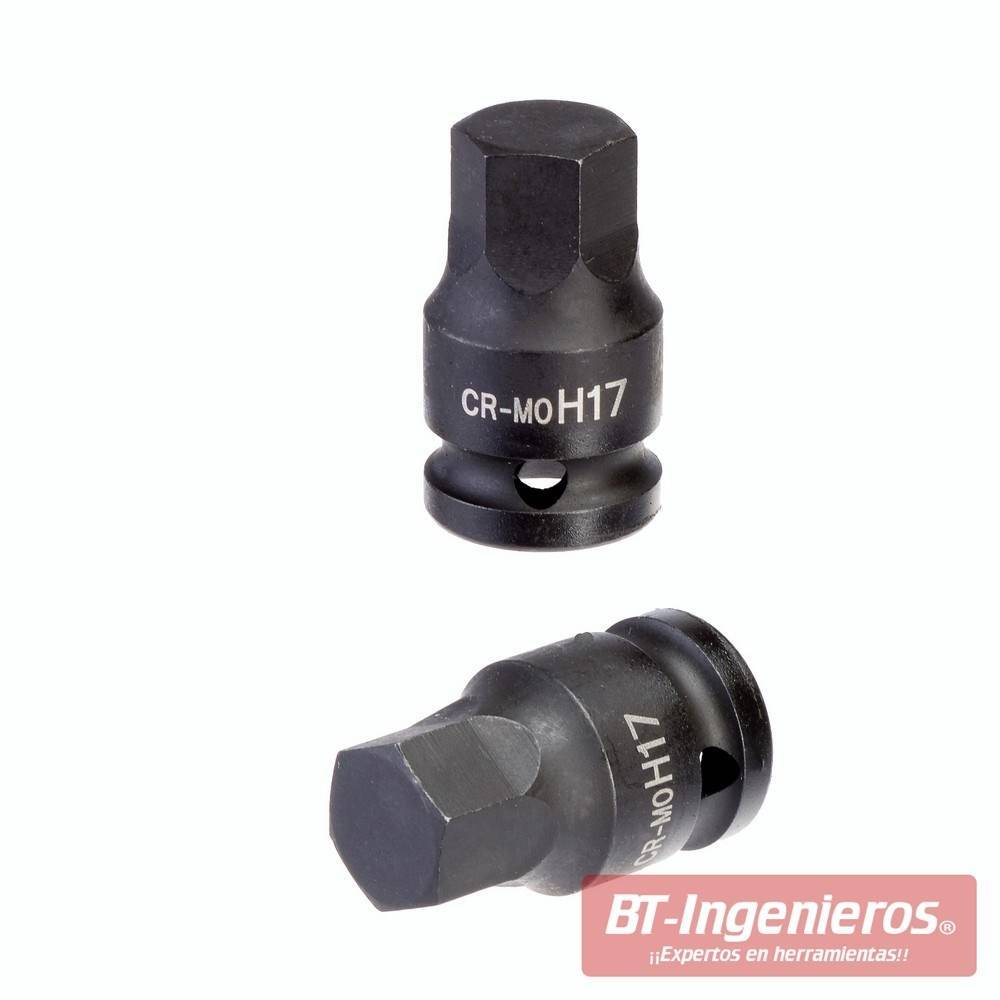 Llave con punta hexagonal de  17 mm.