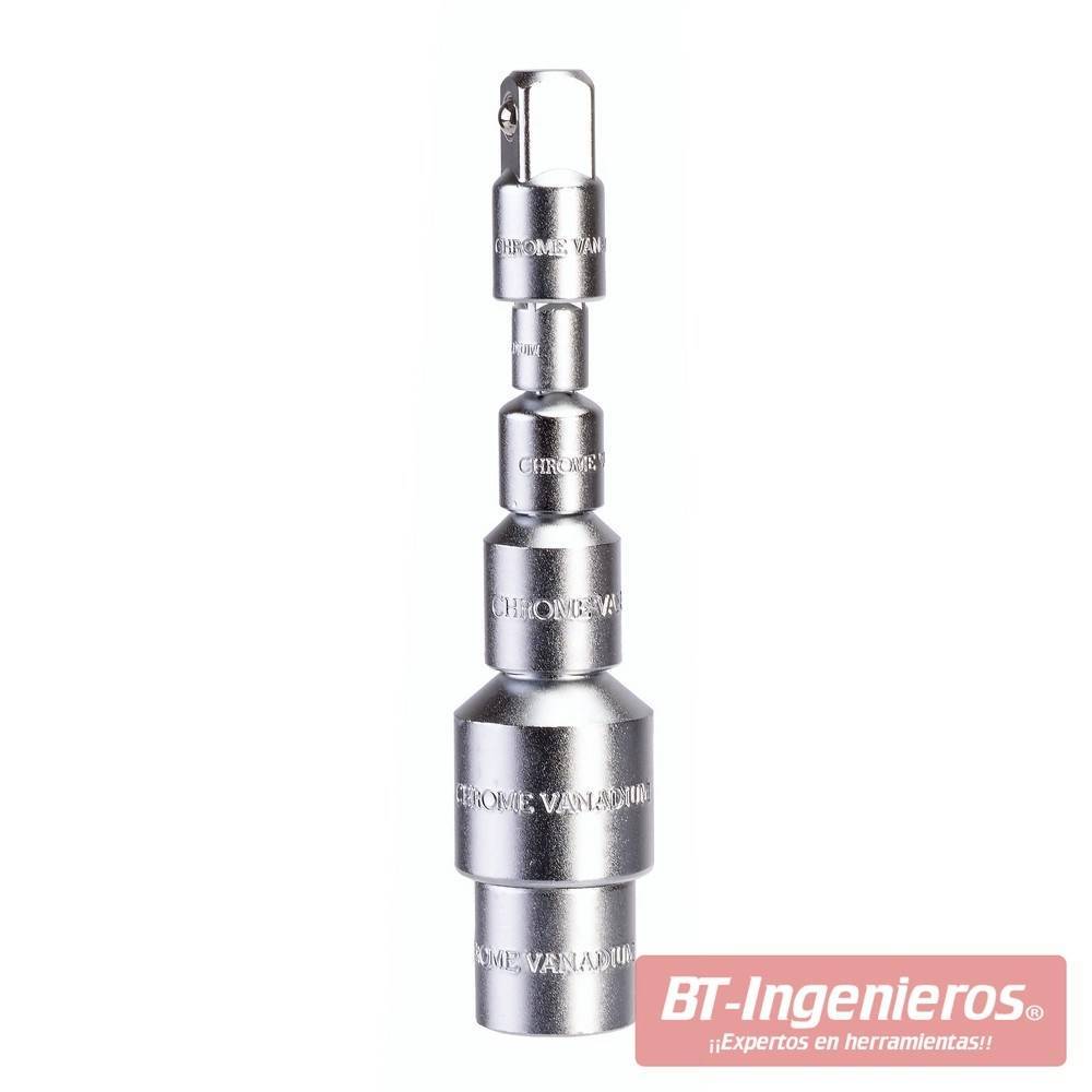 Adaptadores para carraca. Cubre todas las medidas de 1/4" a 3/4"