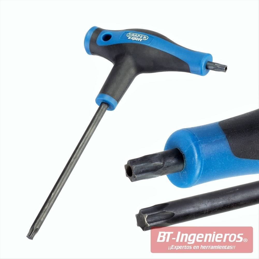 Juego de 8 llaves Torx en T. Punta torx y punta torx inviolable o seguridad