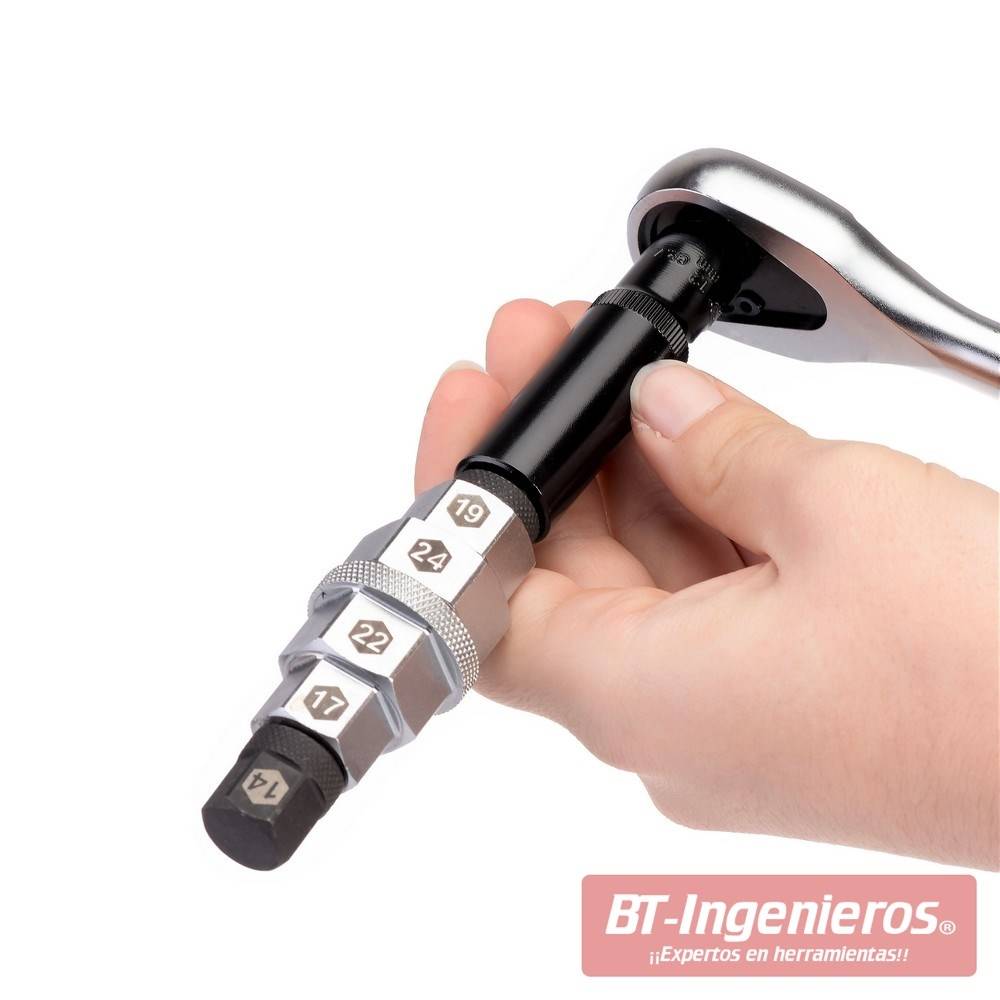 Llave para desmontar rueda delantera de moto. Universal