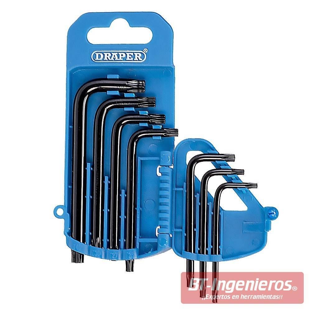 Llaves torx en L. 7 piezas