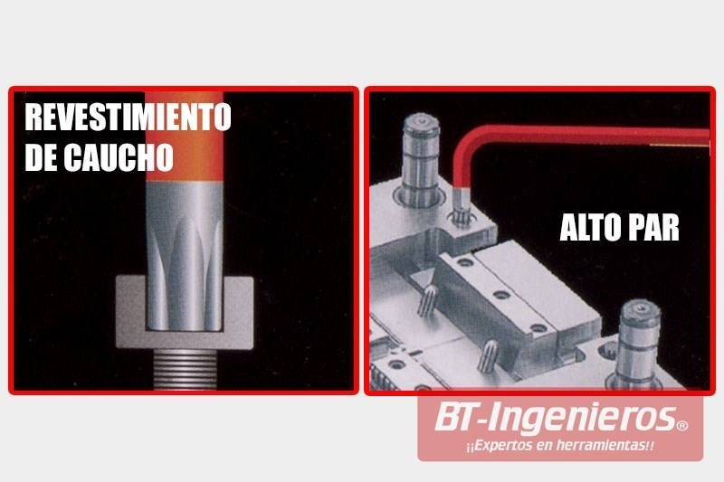 Juego de 10 llaves Torx con mango en T - BT-Ingenieros