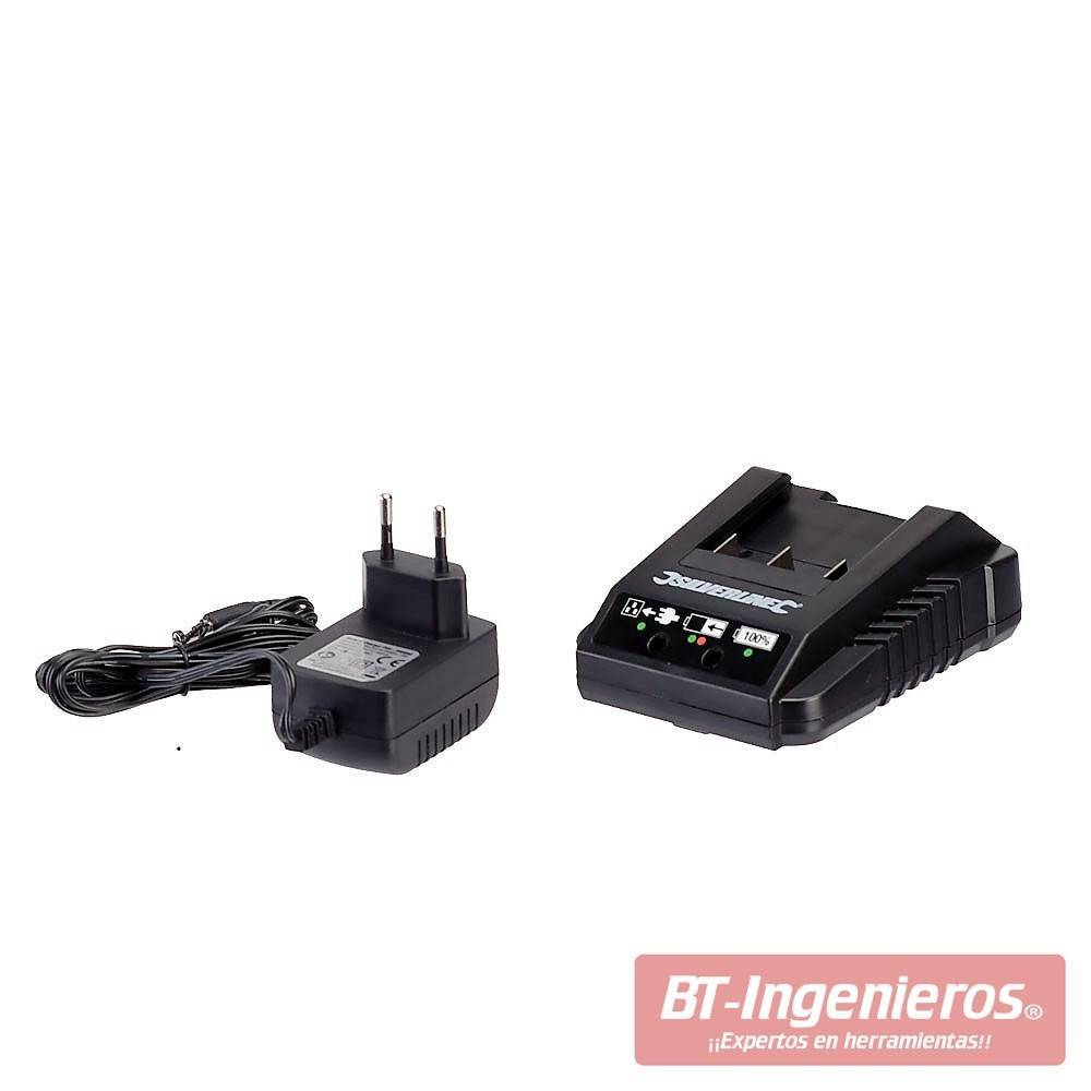 Taladro Lítio 18V. Cargador inteligente y batería