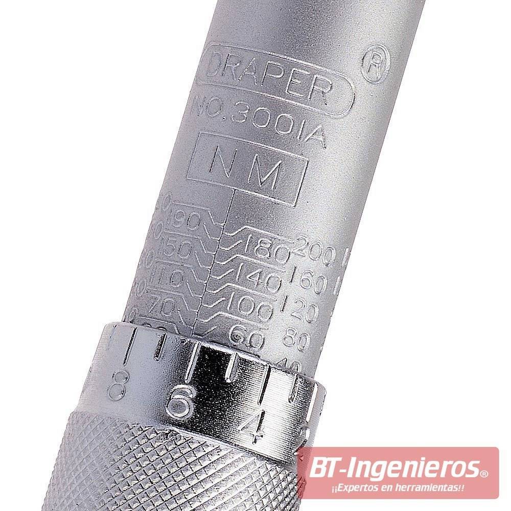 Llave dinamométrica 30-210 Nm Draper